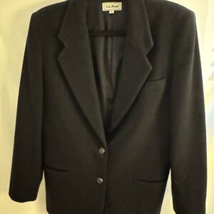 L.L. Bean Women's Dark Navy Blazer